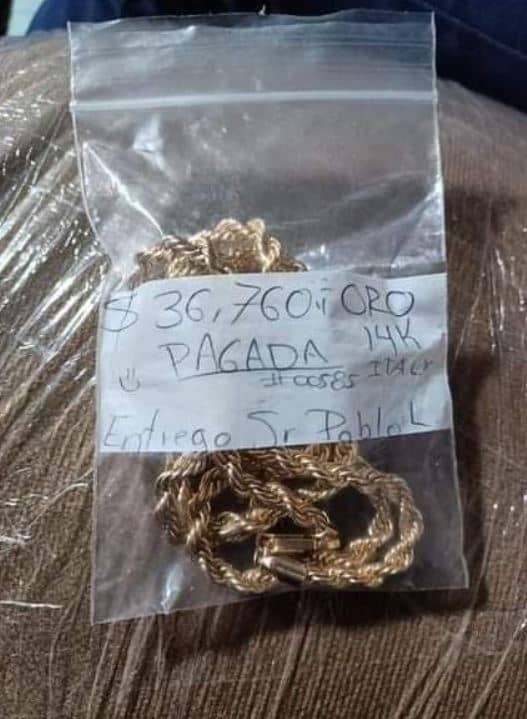 Fraude de la cadena de oro Si te la ofrecen, no la compres 2