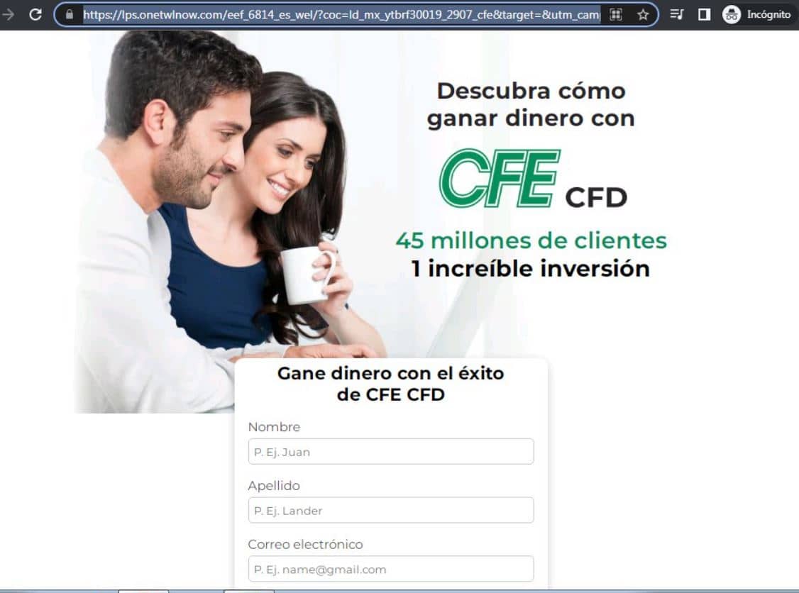 Invertir en CFE Así opera el fraude que te roba 250 dólares 2