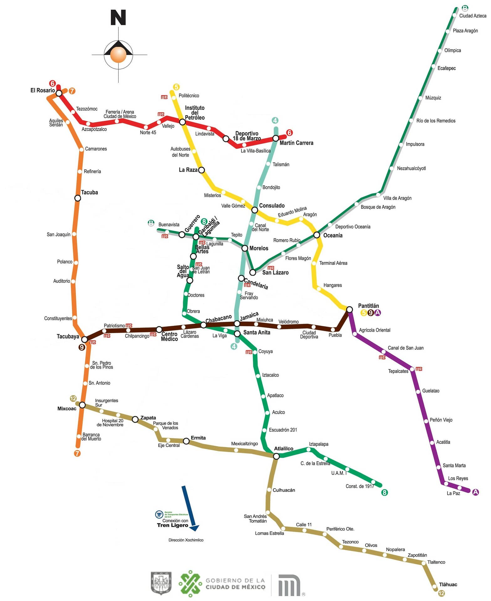 lineas del metro