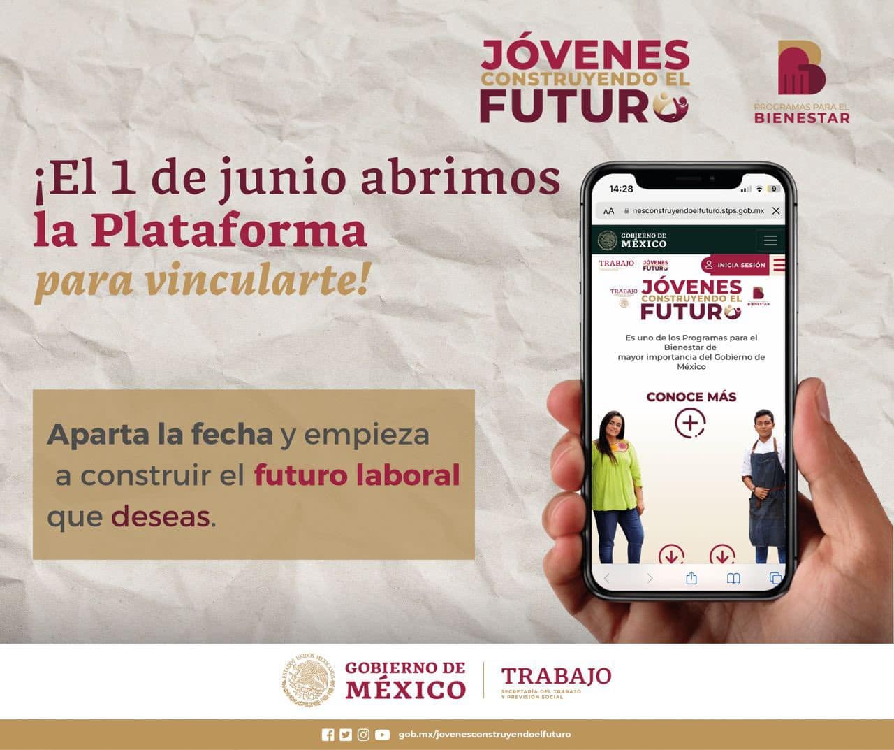 Constancia Jóvenes Construyendo el Futuro