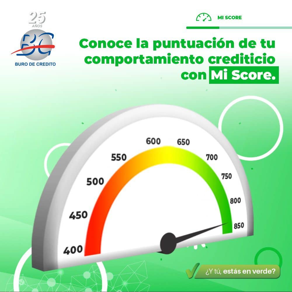 El score es importante para saber si un solicitante es buen prospecto para manejar un crédito. FOTO: Buro de Crédito