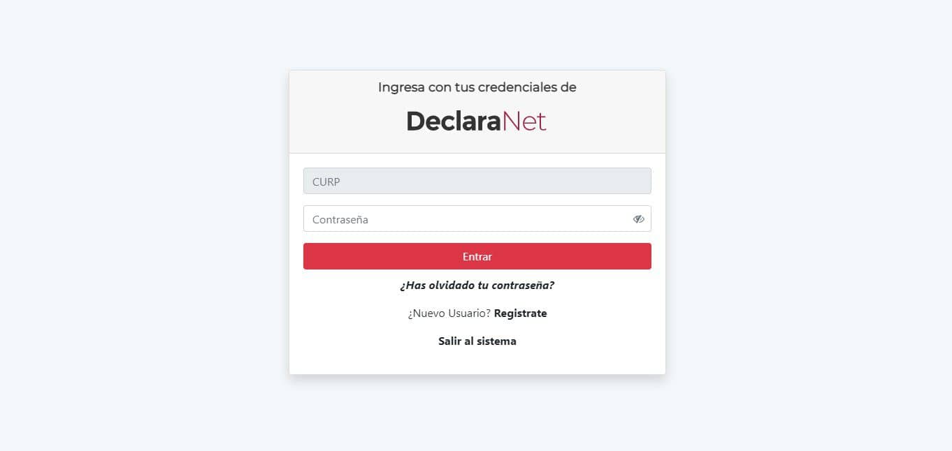 recuperar contraseña declaranet 2023