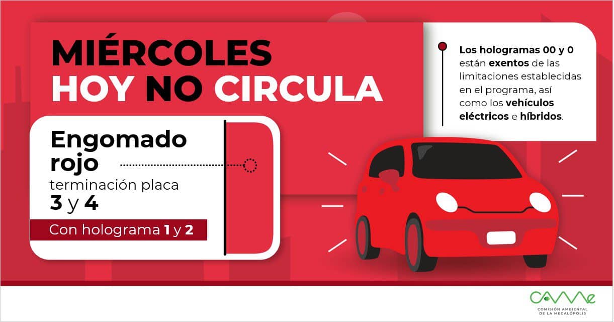 Hoy No Circula 14 de junio 2023