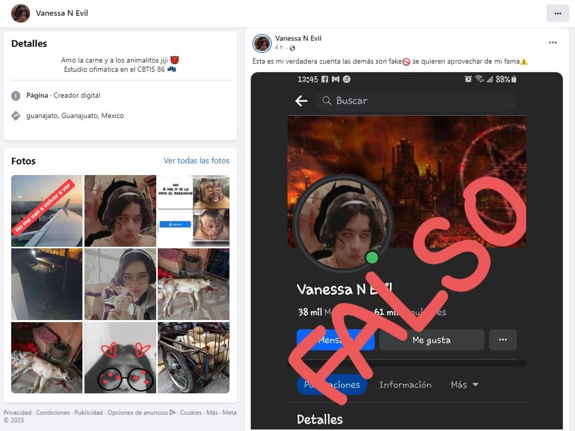 Vanessa Paola. Caso de muerte de perro Huellitas se sale de control portada vanessa n evil 8