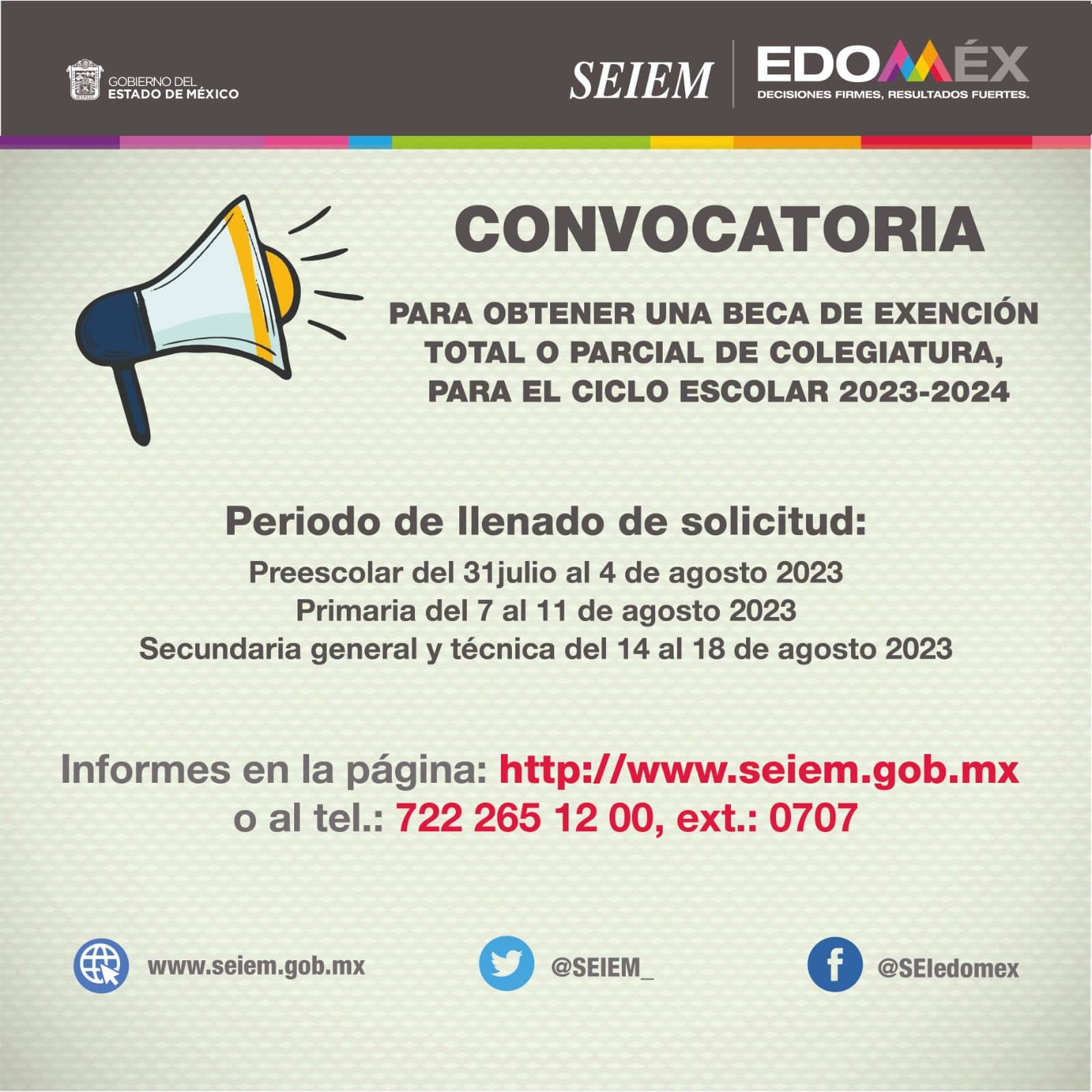 SEIEM becas para escuelas particulares 2023 edomex