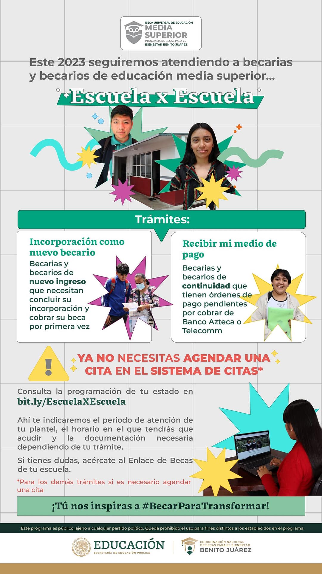 escuela por escuela
