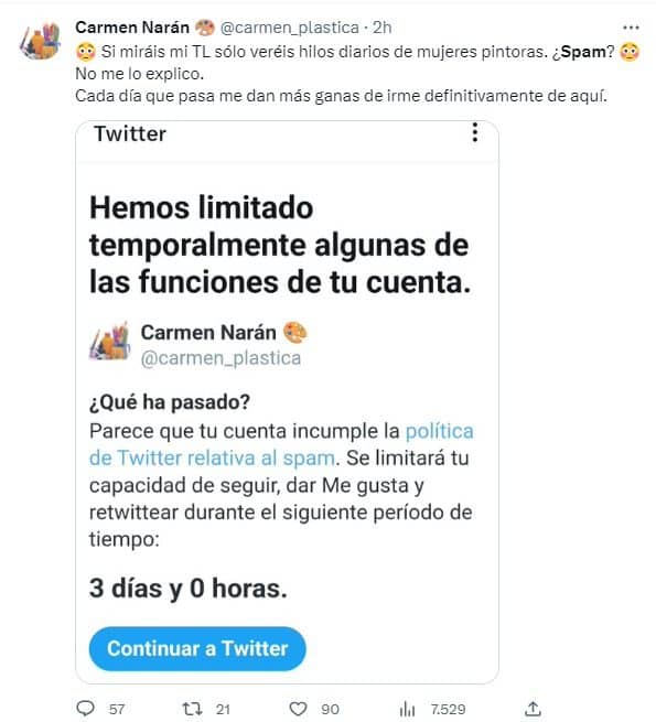 Spam Twitter