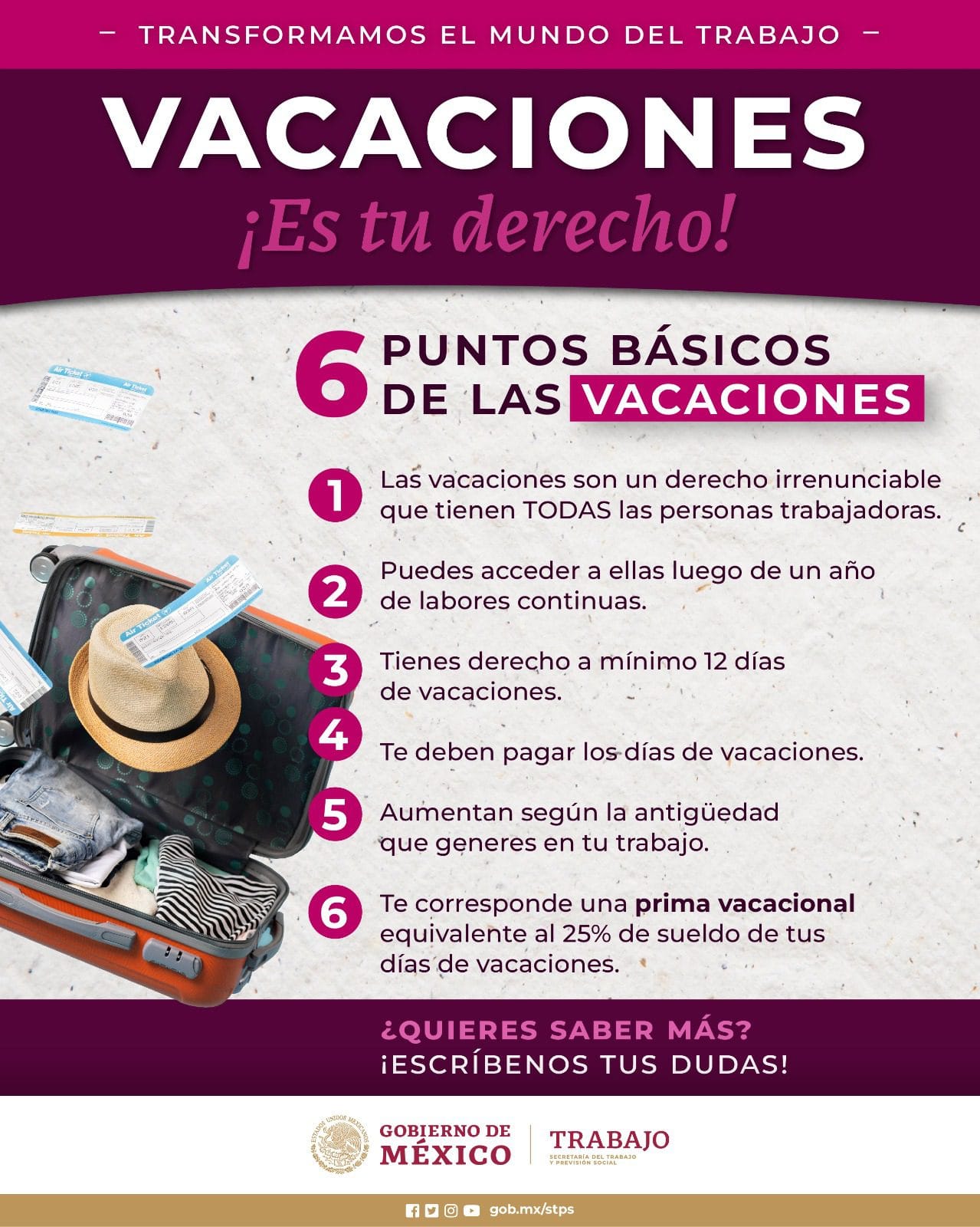 vacaciones 2023