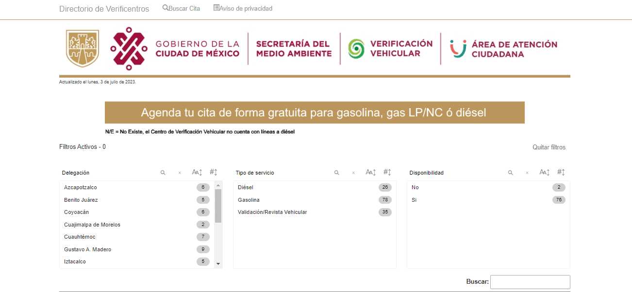 calendario de verificación CDMX 2023 segundo semestre