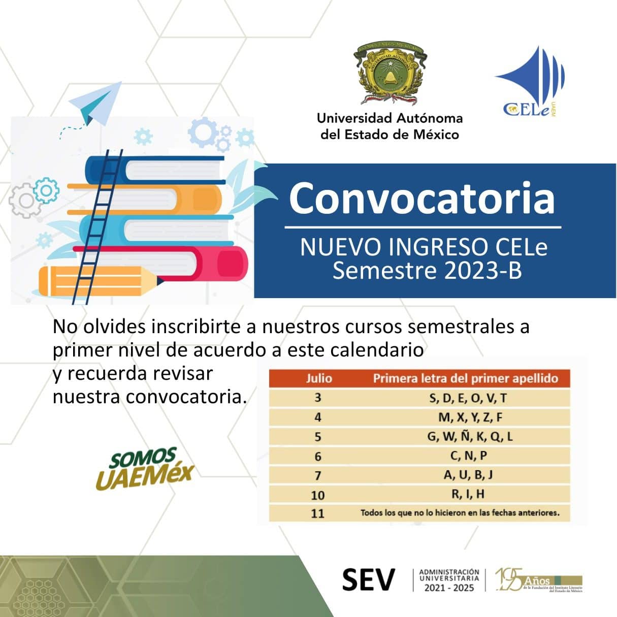 Convocatoria CELe UEMex 2023