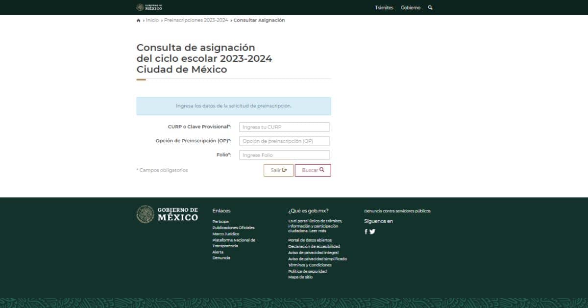 inscripciones preescolar 2023