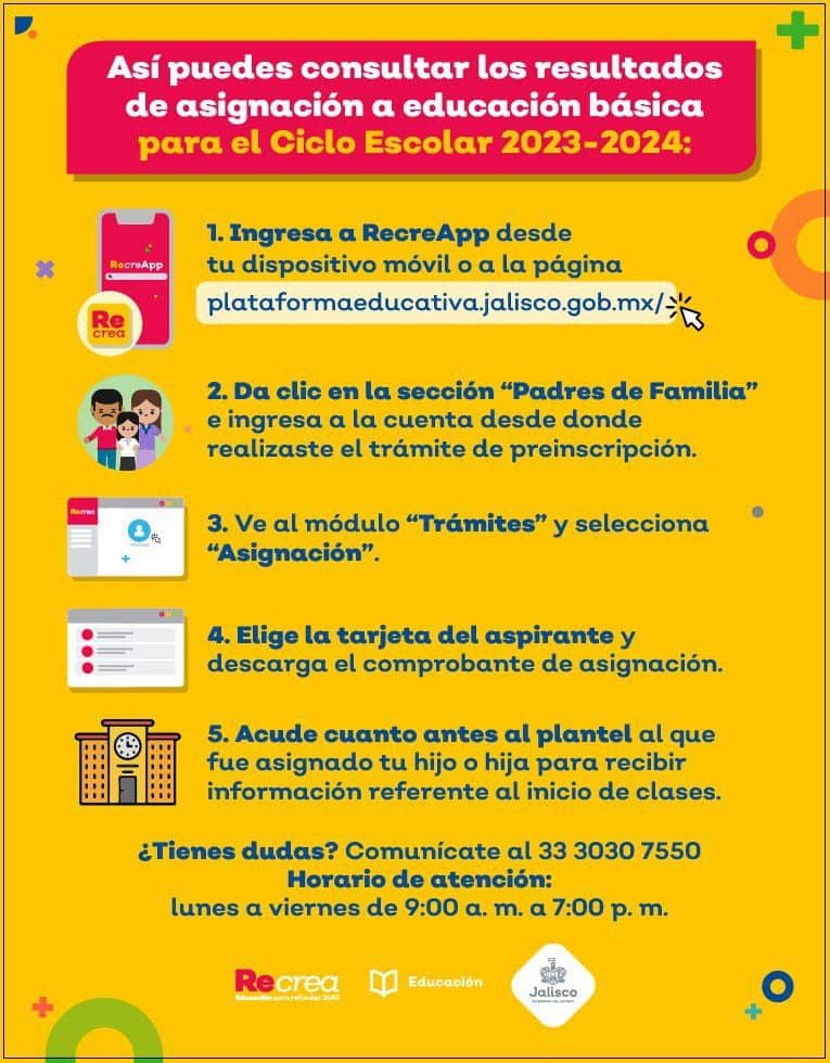 Listas de secundaria 2023 resultados preinscripciones Jalisco