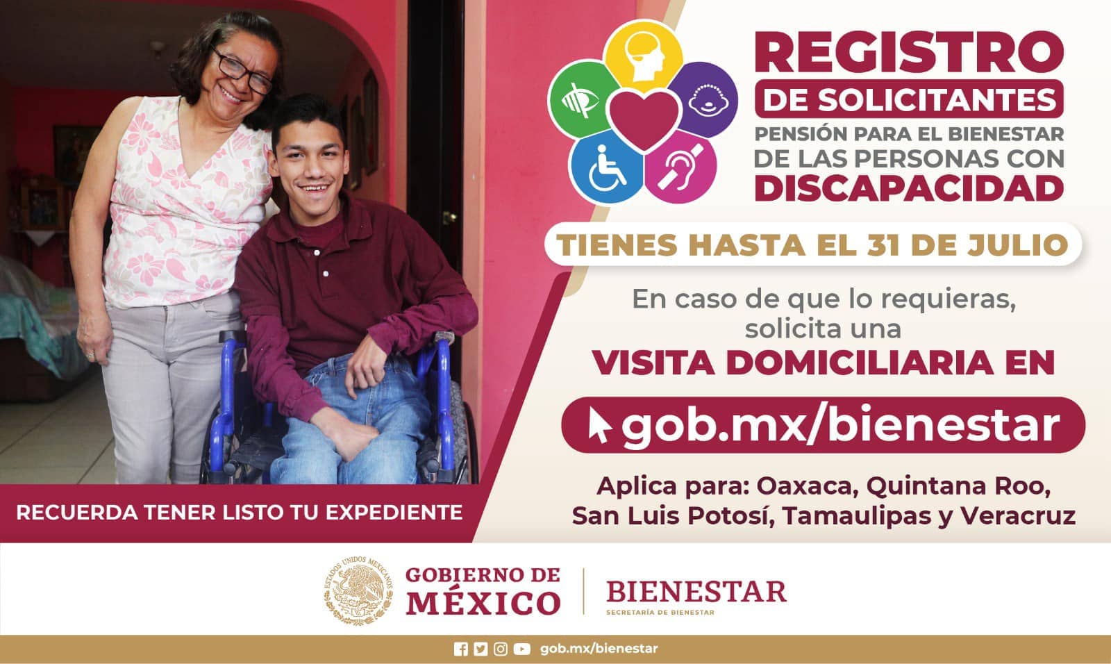 pensión bienestar de 30 a 64 años