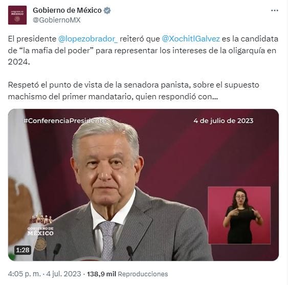 xochitl galvez vs amlo 2