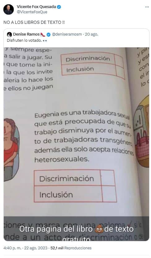FAKE Libros de texto no hablan de trabajadoras sexuales trans 2