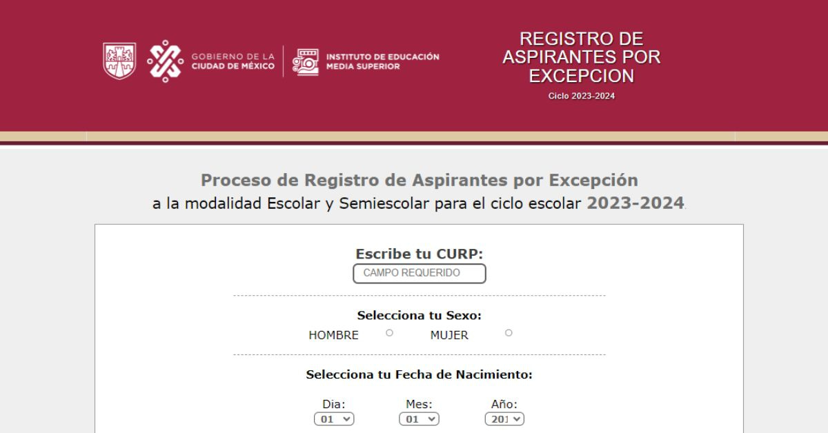 IEMS CDMX registro