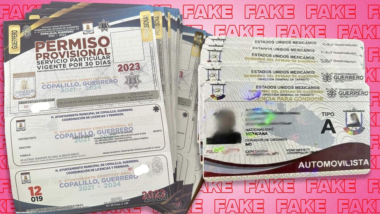 Licencias de conducir de Guerrero ilegales se expanden por el país portada