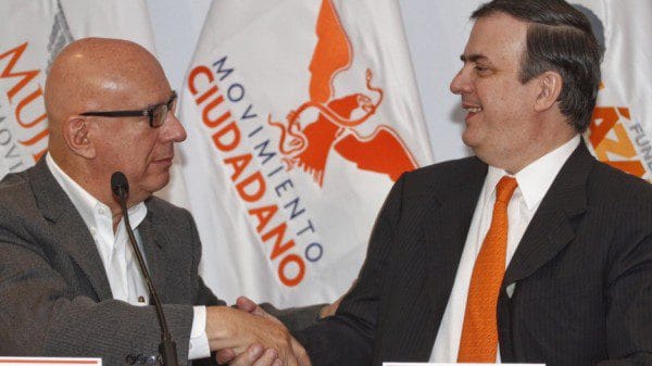 Marcelo Ebrad podría irse a Movimiento Ciudadano