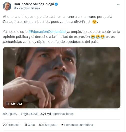 Ricardo Salinas Pliego podría ir a la cárcel por violencia política de género 1