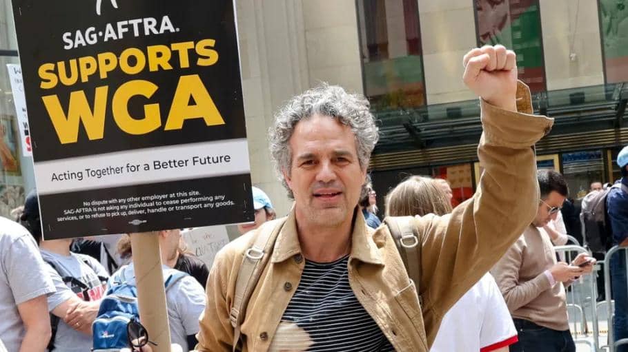 Mark Ruffalo apoya la huelda en Hollywood