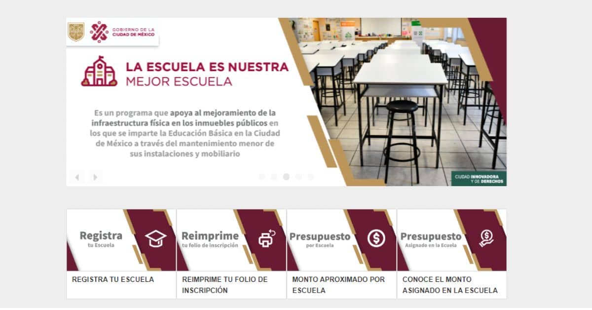 La escuela es nuestra mejor escuela 2023 registro