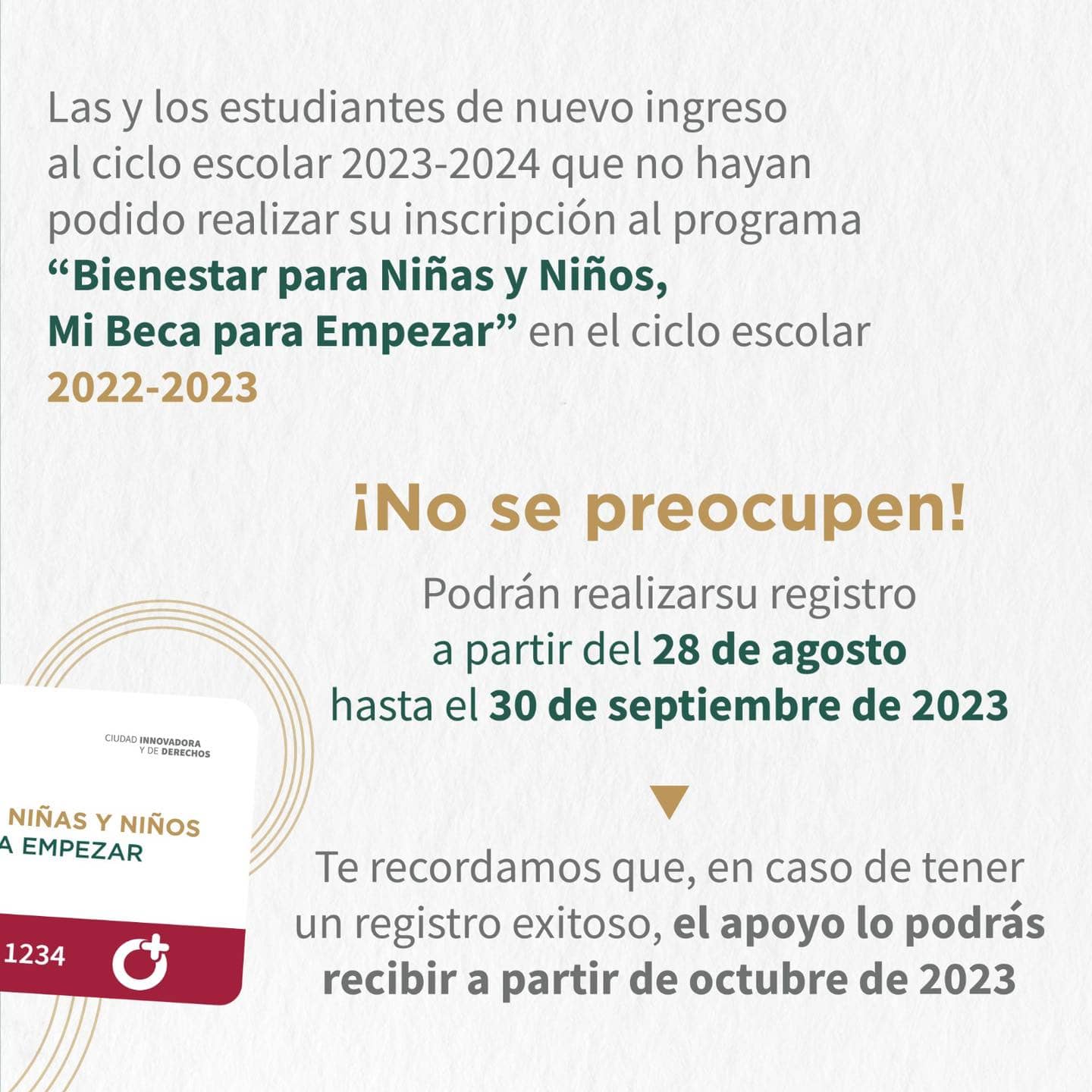 registro Mi Beca para Empezar 2023-2024 nuevo ingreso
