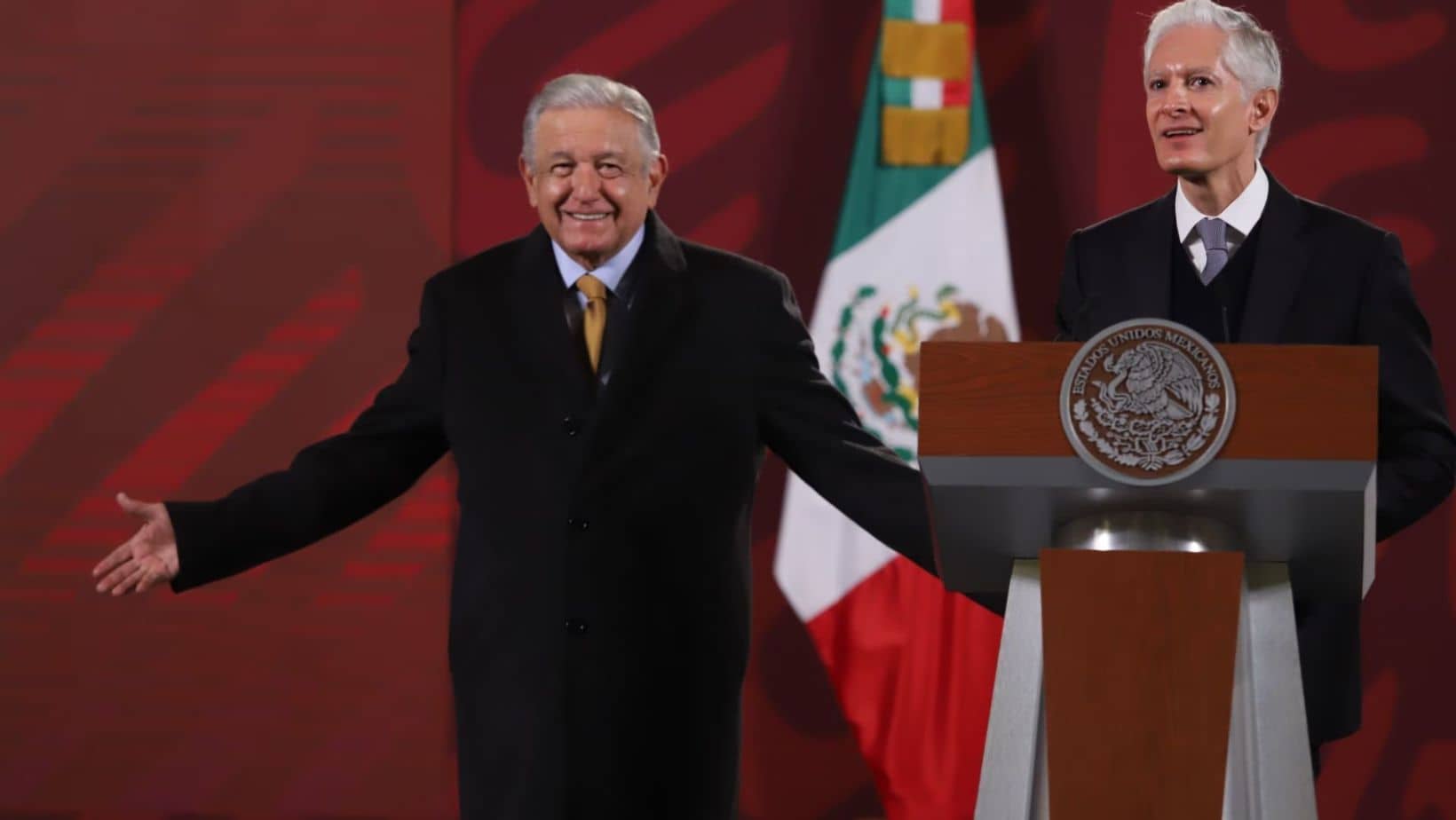 Alfredo del Mazo y AMLO