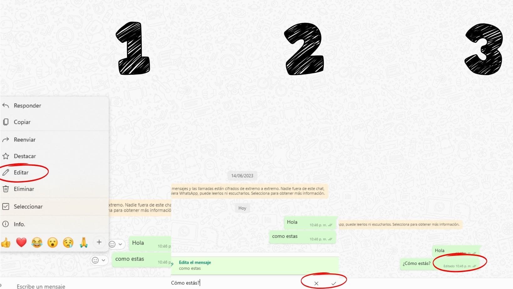 Cómo editar los mensajes de WhatsApp