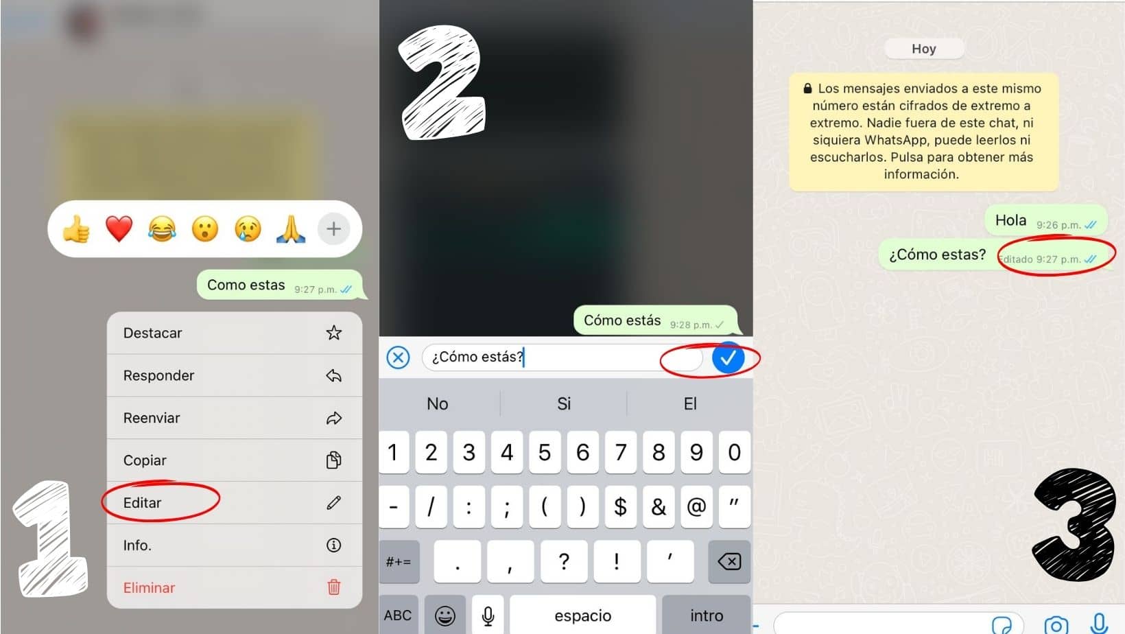 Cómo editar los mensajes de WhatsApp