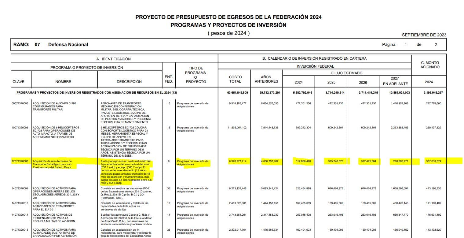 FALSO QUE AMLO VAYA A COMPRAR SEGUNDO AVIÓN PRESIDENCIAL PORTADA 8