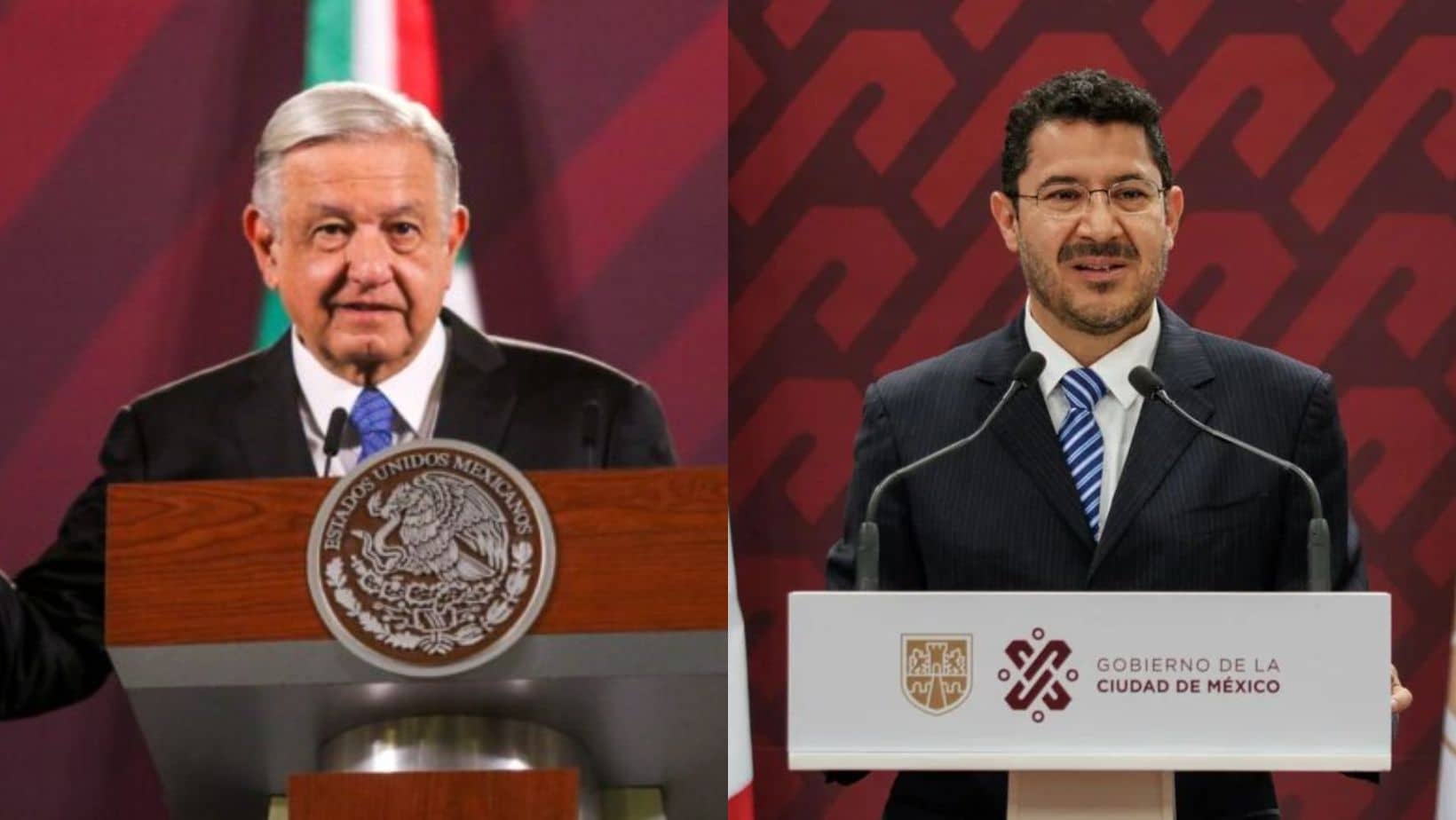 AMLO y Martí Batres