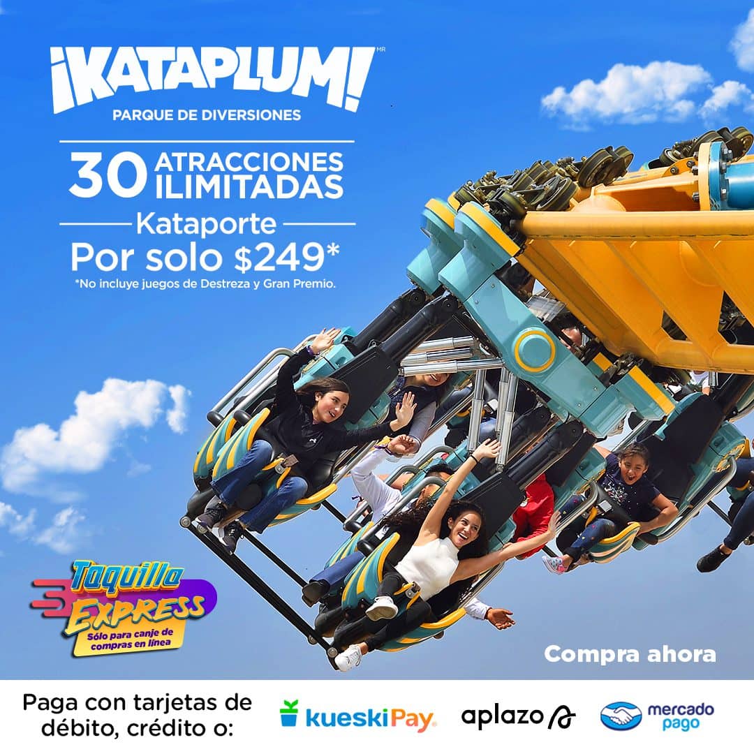 Kataplum. parque de diversiones Oriente: precio, horario, atracciones y mucho más.
