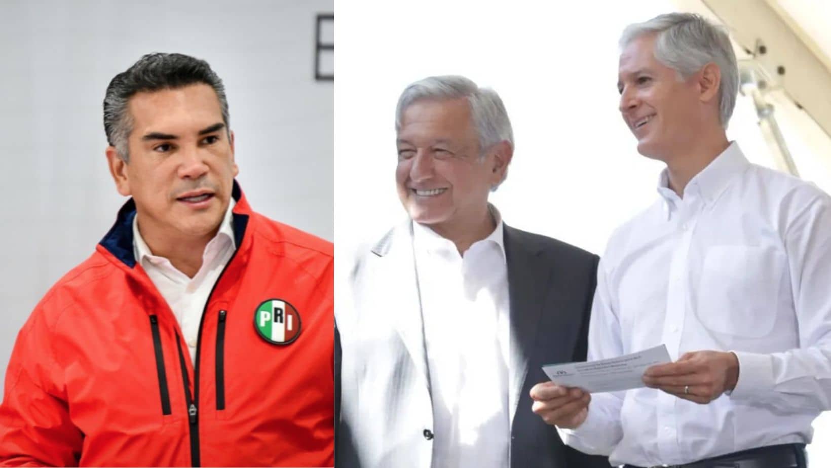 Alfredo del Mazo y AMLO