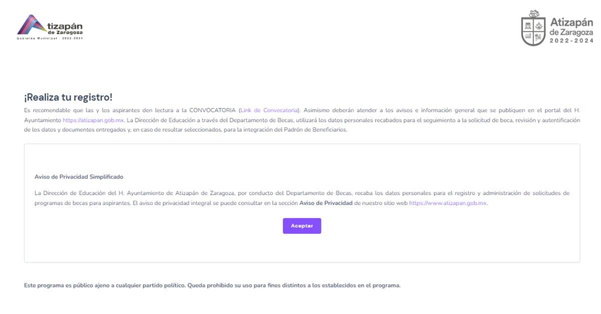 convocatoria becas Atizapán 2023 registro