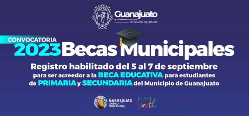 Becas municipales Guanajuato 2023