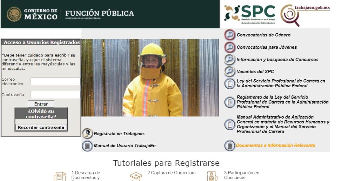 Bolsa de trabajo gobernación 2023