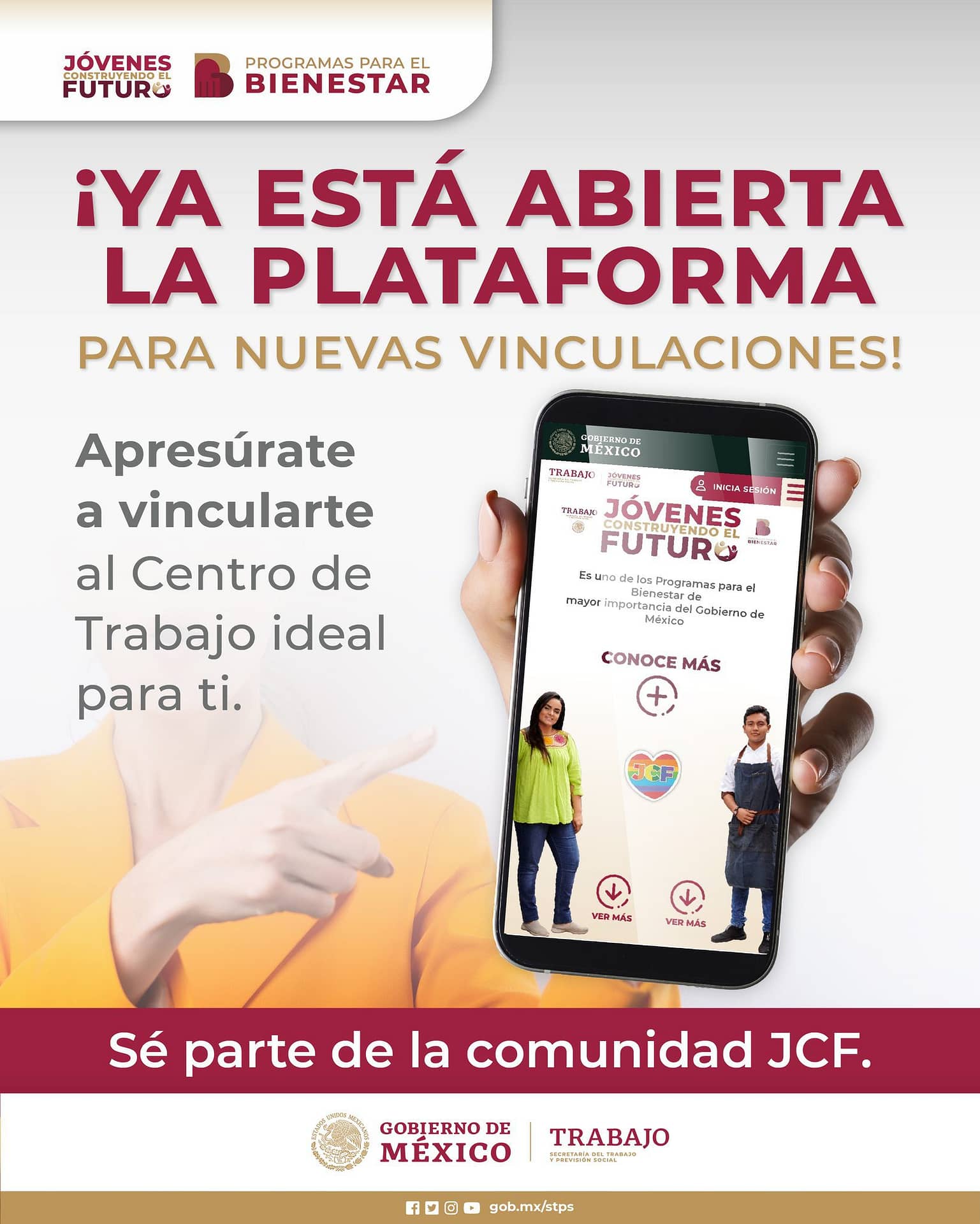 registro Jóvenes Construyendo el Futuro septiembre 2023