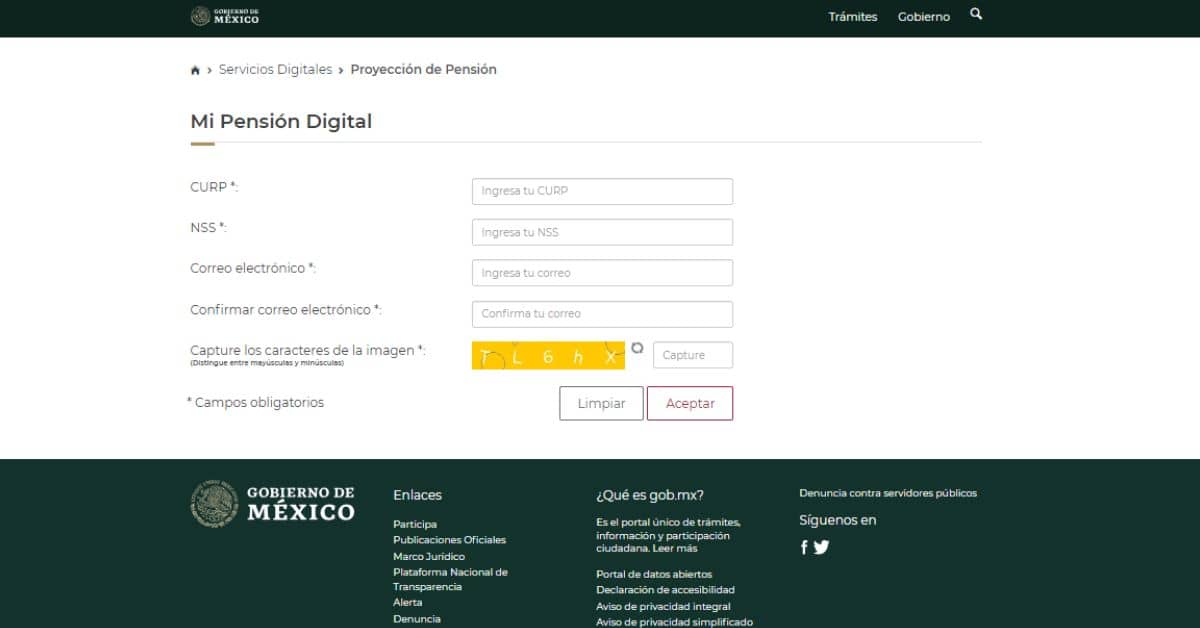 mi pensión digital IMSS