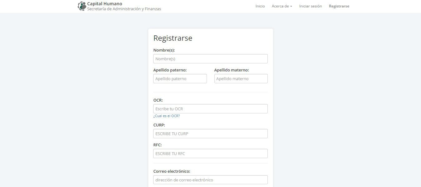 Capital Humano recibos de nómina CDMX 2023