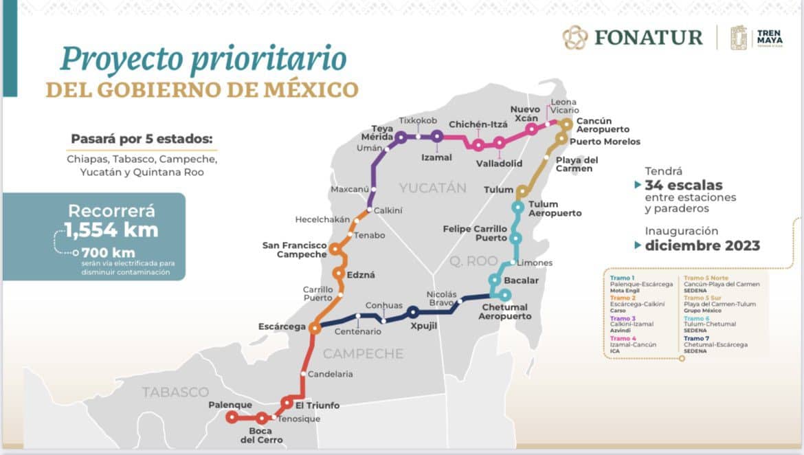 Viaja en el tren maya: conoce rutas, costos y más.