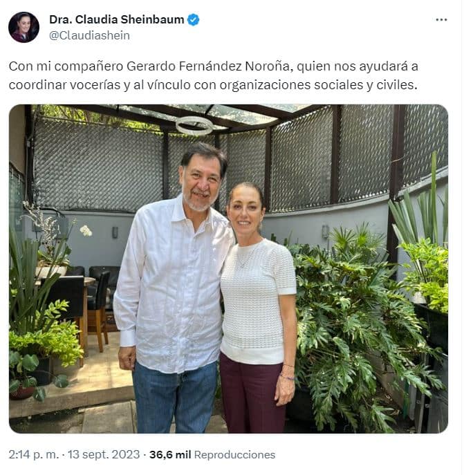 sheinbaum suma a fernandez noroña a su campaña 2024 port 1