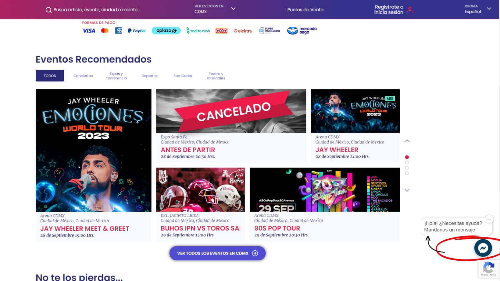 reembolso en superboletos