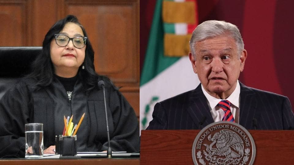 Norma Piña y AMLO