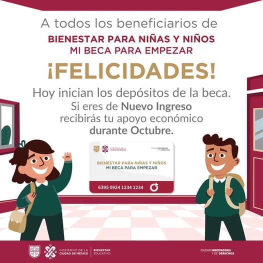 Montos Mi Beca para Empezar octubre 2023