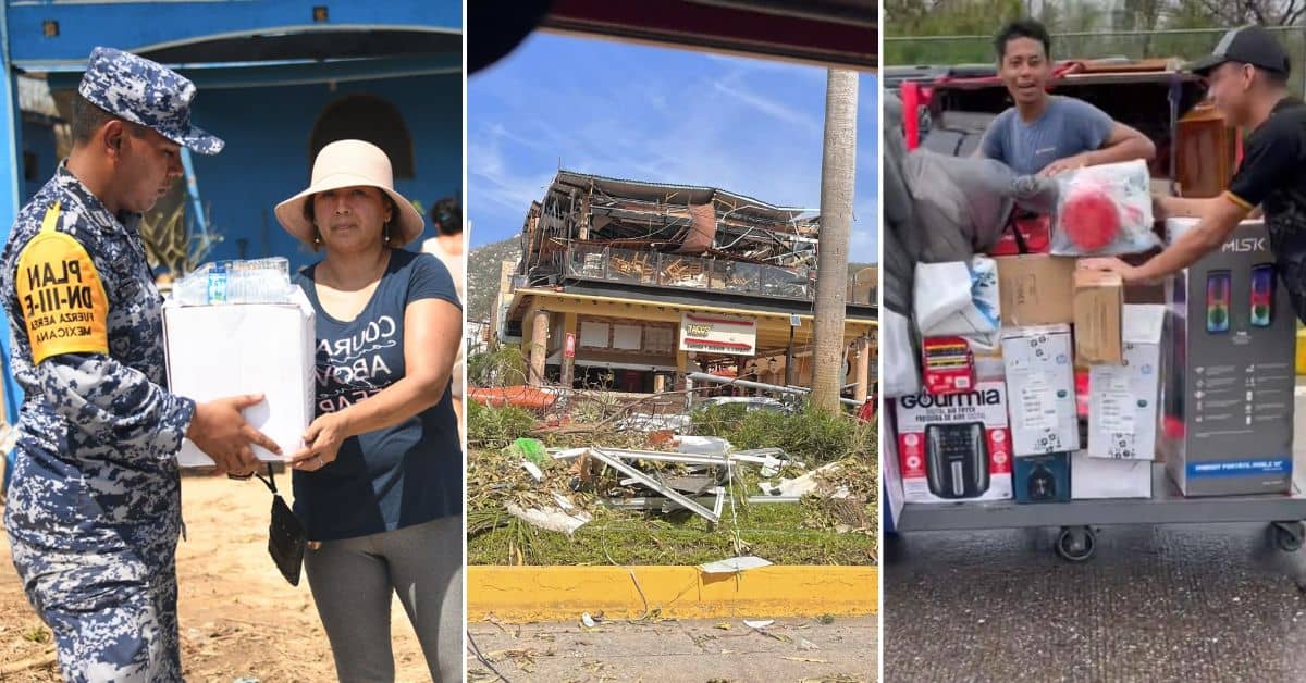 rapiña acapulco saqueos Otis Guerrero