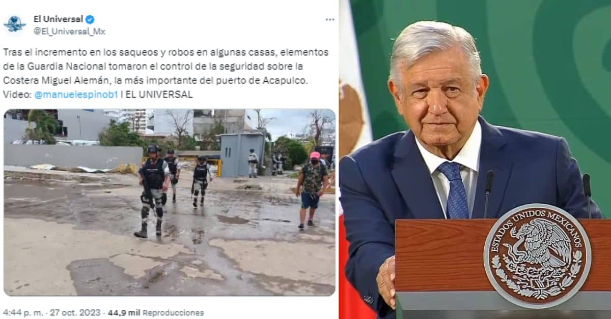 rapiña acapulco saqueos Otis Guerrero