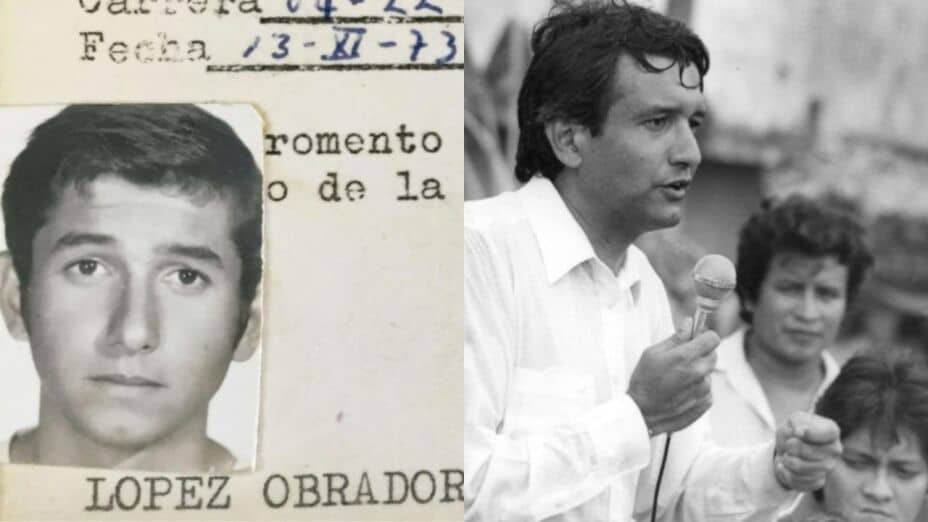 AMLO de joven
