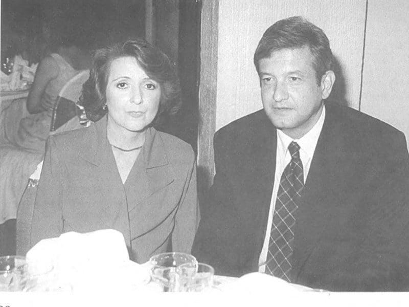 AMLO y su primera esposa 