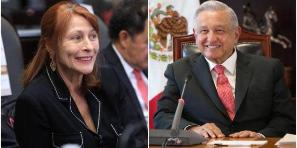 Tatiana Clouthier y AMLO