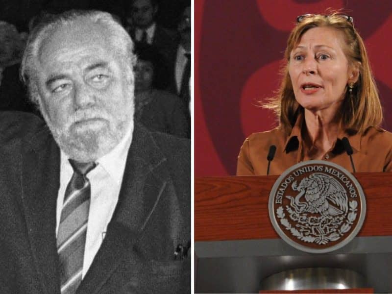 Tatiana Clouthier y su papá